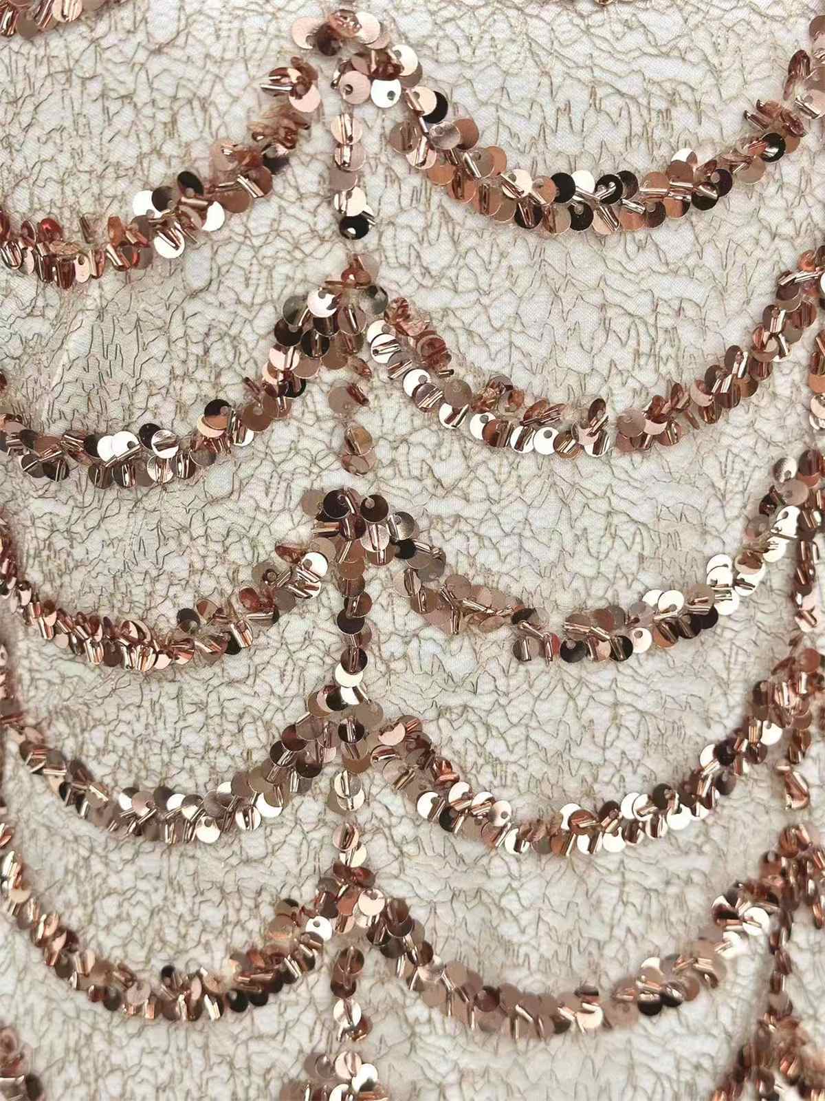Sequin Tulle Lace Fabric | GTIN HN412