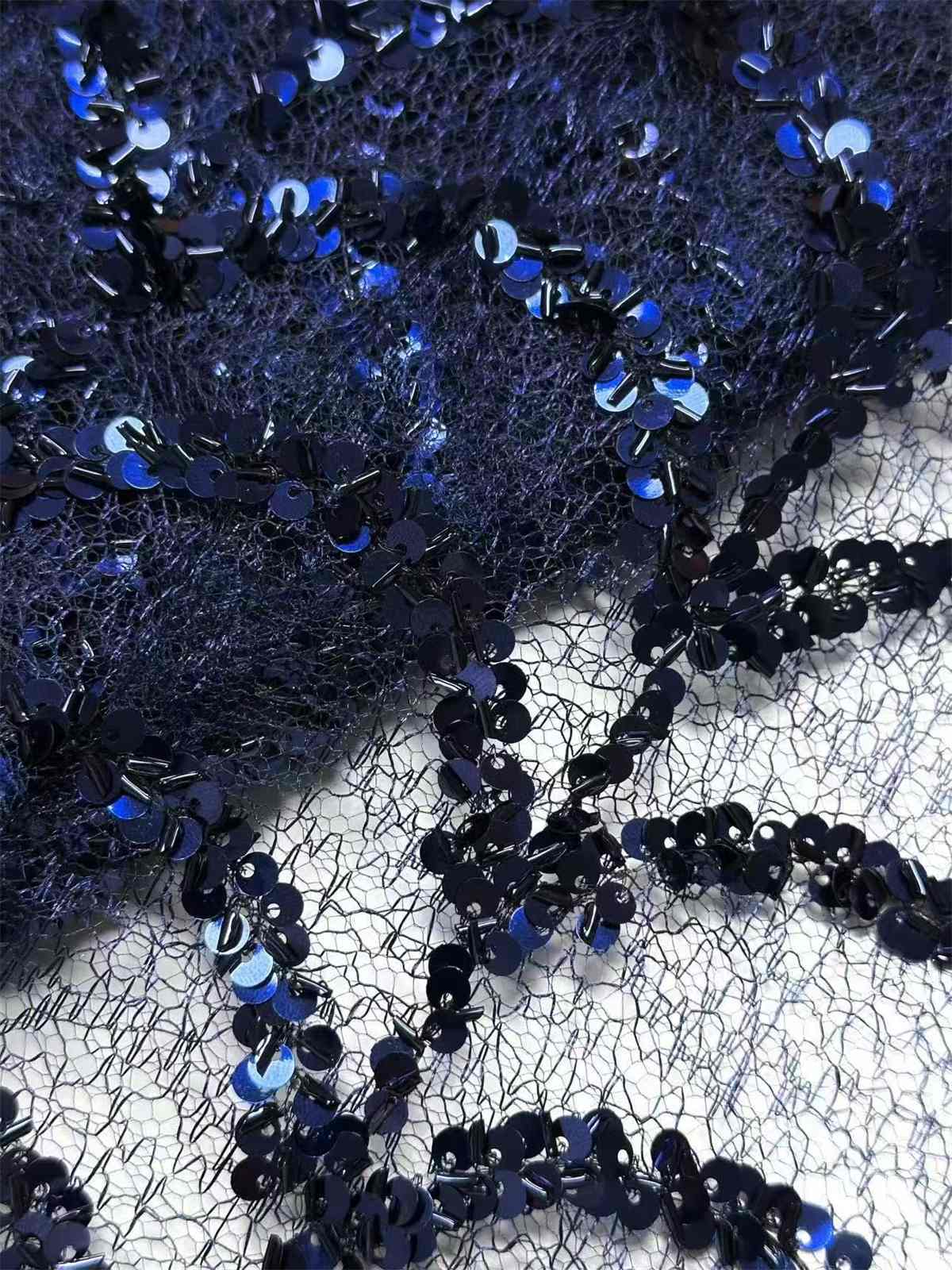Sequin Tulle Lace Fabric | GTIN HN412