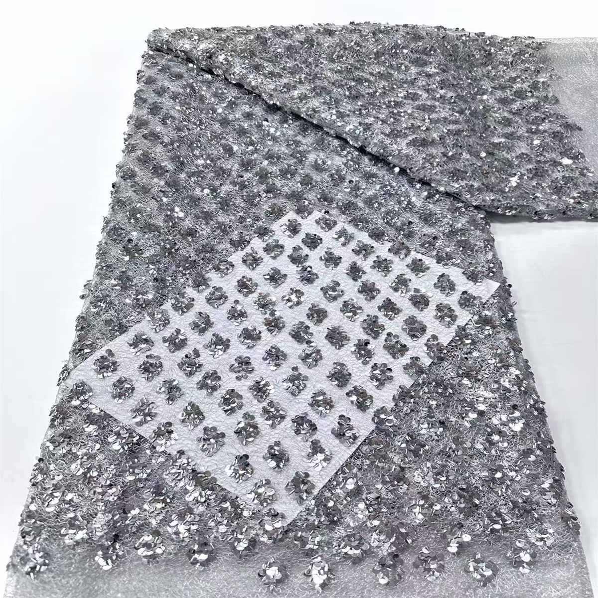 Sequin Tulle Lace Fabric | GTIN HN414