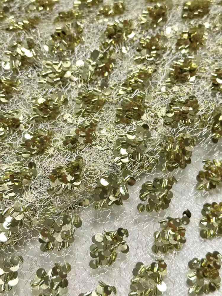 Sequin Tulle Lace Fabric | GTIN HN414