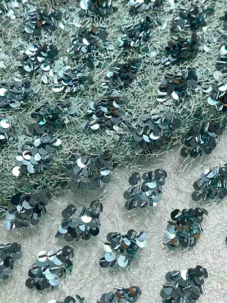 Sequin Tulle Lace Fabric | GTIN HN414