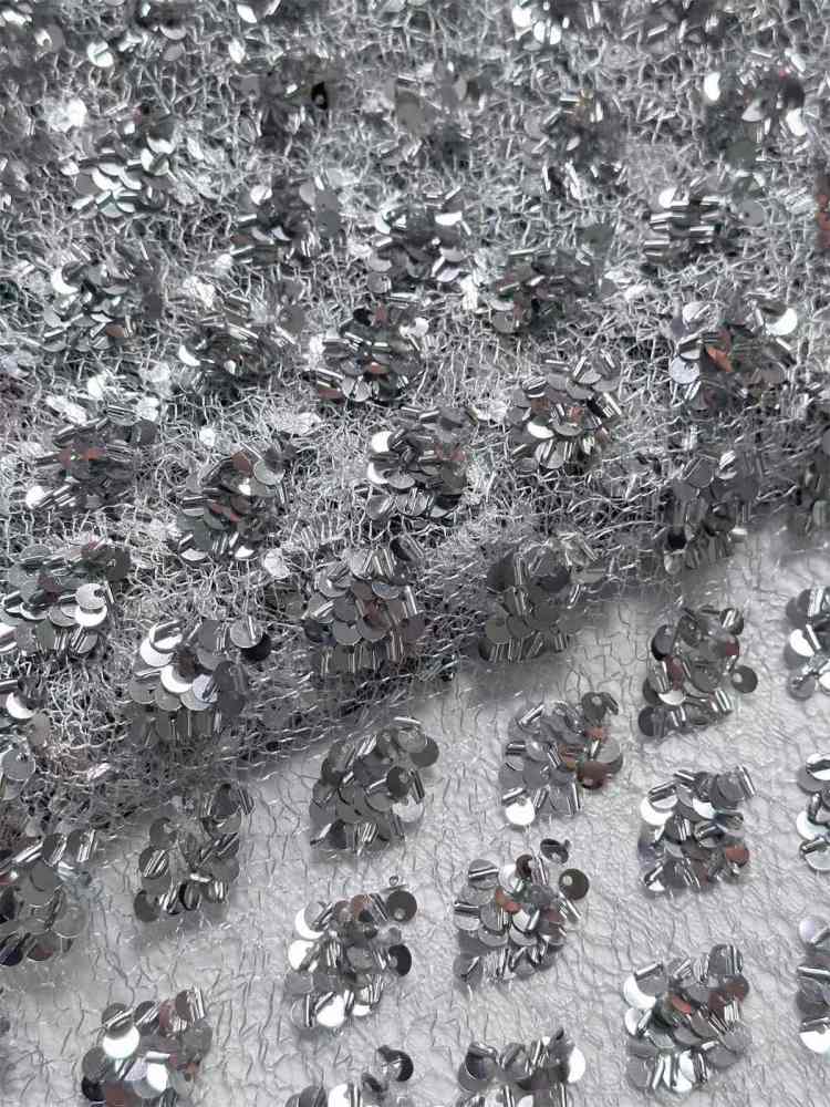 Sequin Tulle Lace Fabric | GTIN HN414