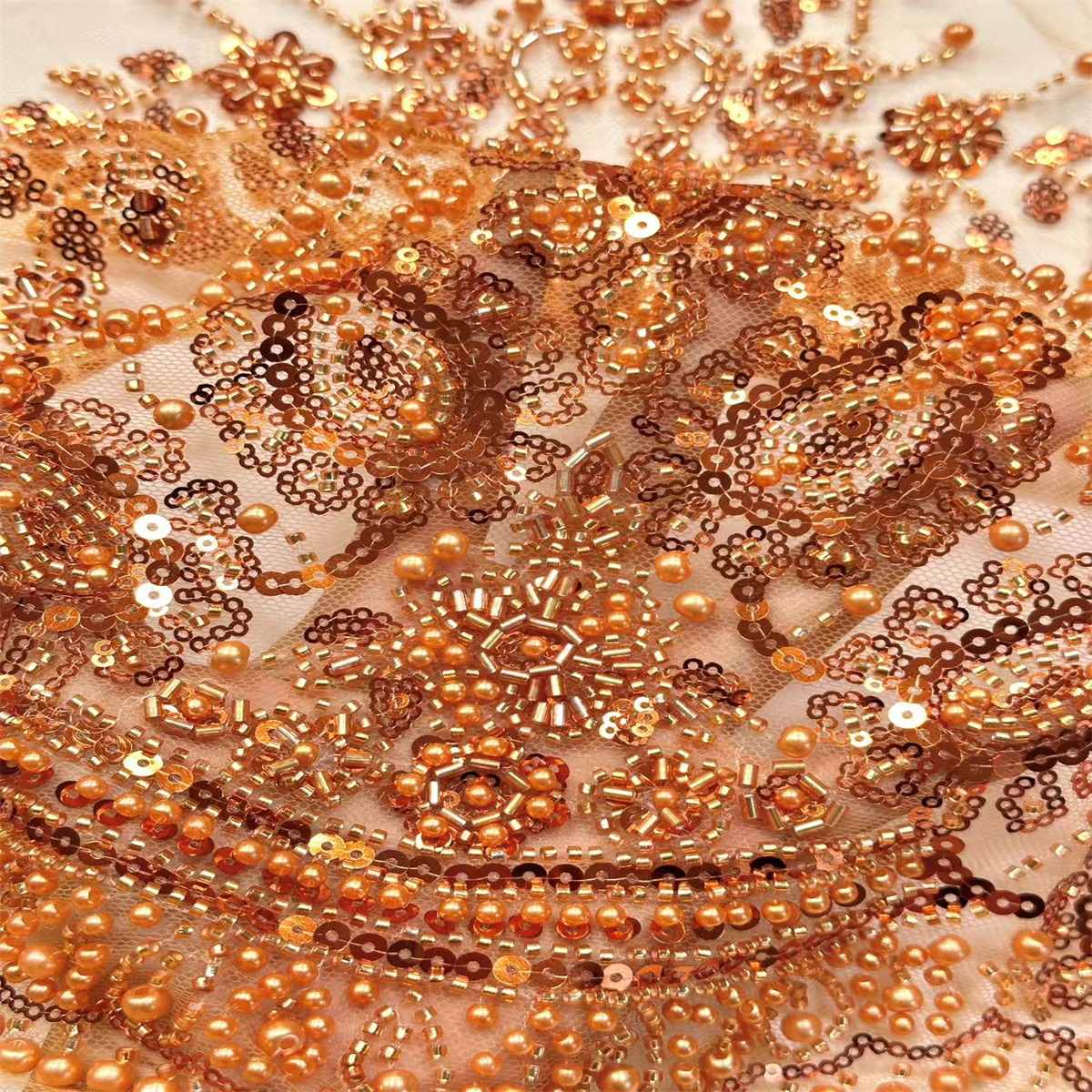 Where to Buy Beaded Tulle Fabric