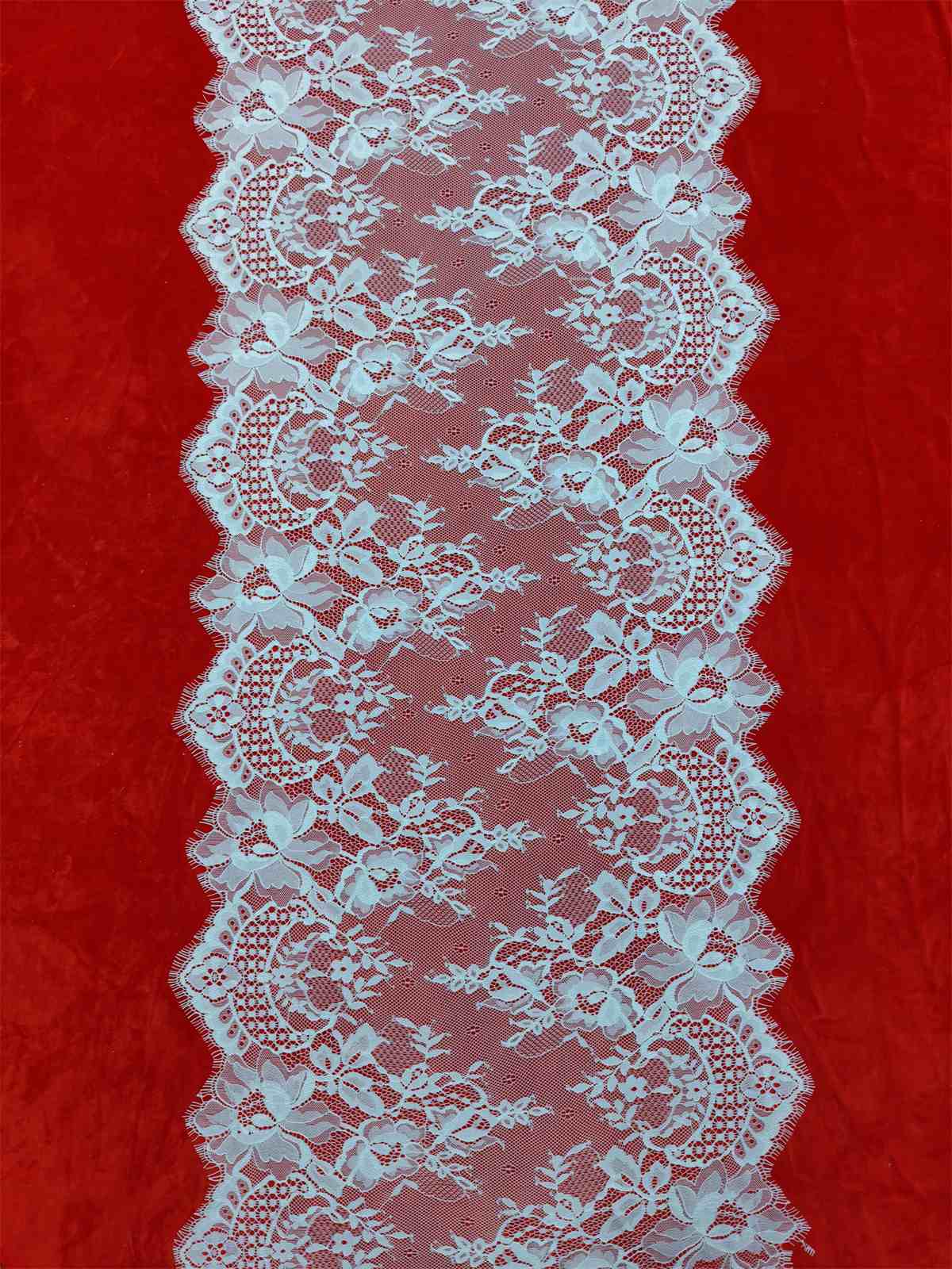 Bridal Lace Trim - Wedding Lace Trim - Chantilly Lace Trim | SKU ZD039