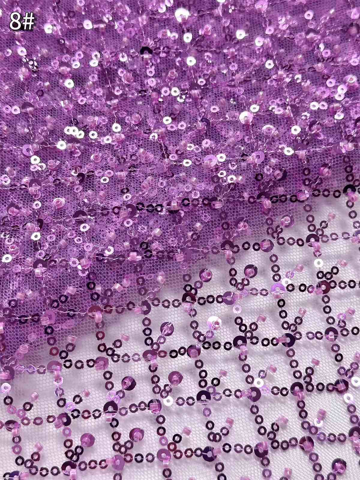 Embellished Beaded Tulle Lace Fabric with Beads | GTIN HN454