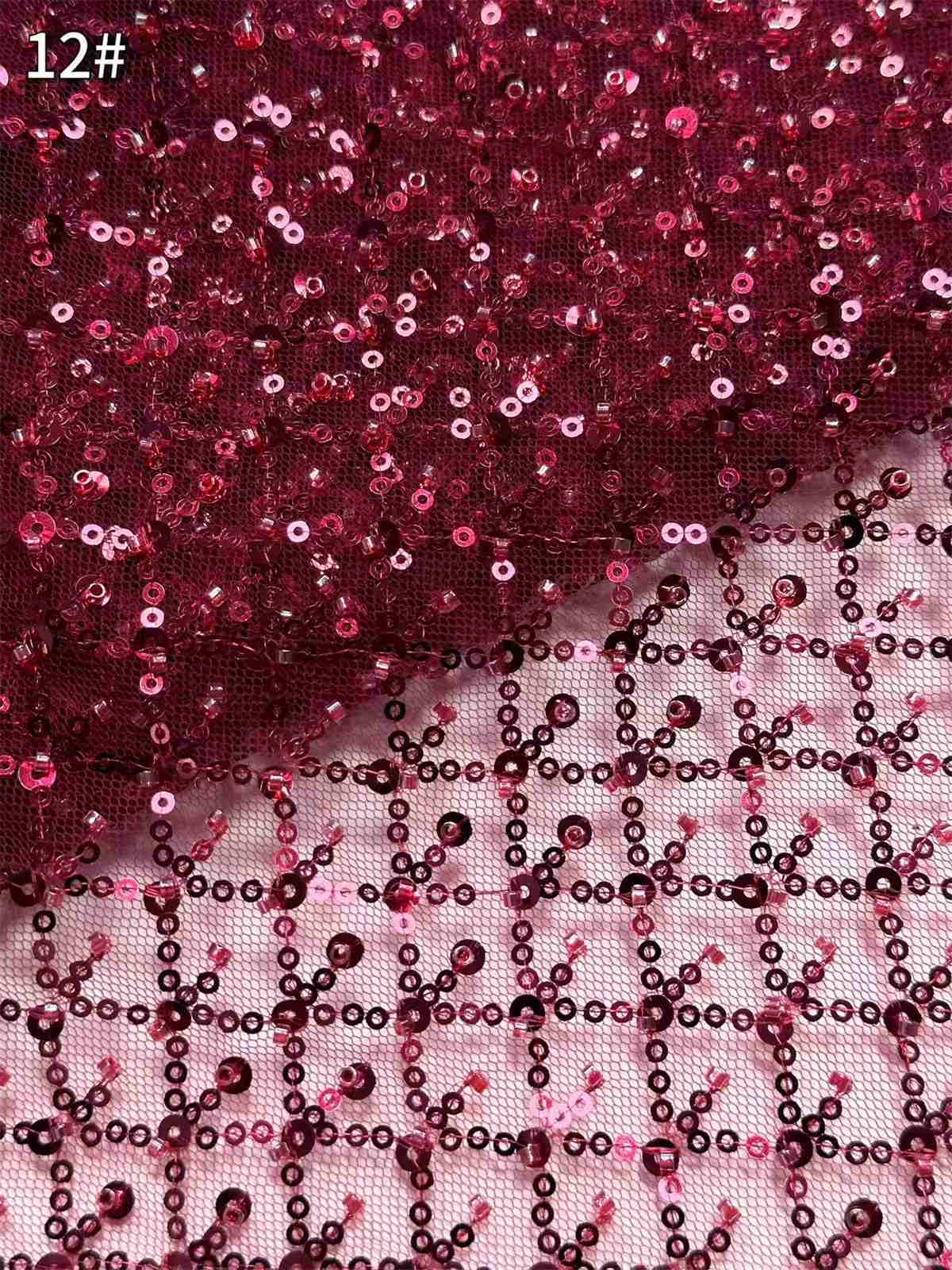 Embellished Beaded Tulle Lace Fabric with Beads | GTIN HN454