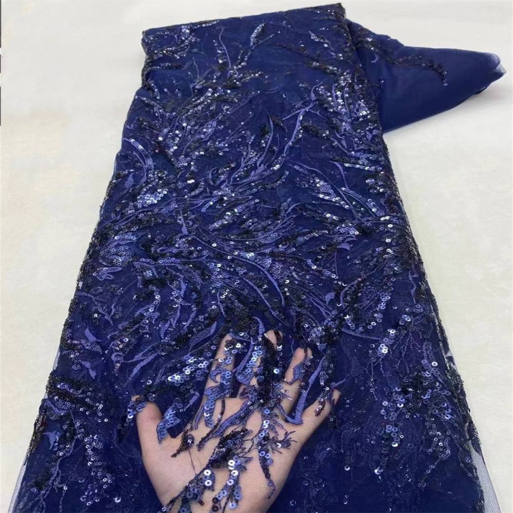 Embroidered Sequin Lace Fabric for Dresses | GTIN JX496