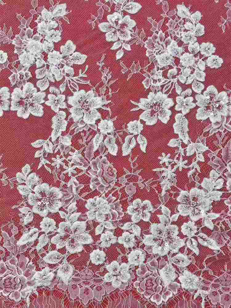 Embroidered Beaded Lace Fabric | GTIN HN467