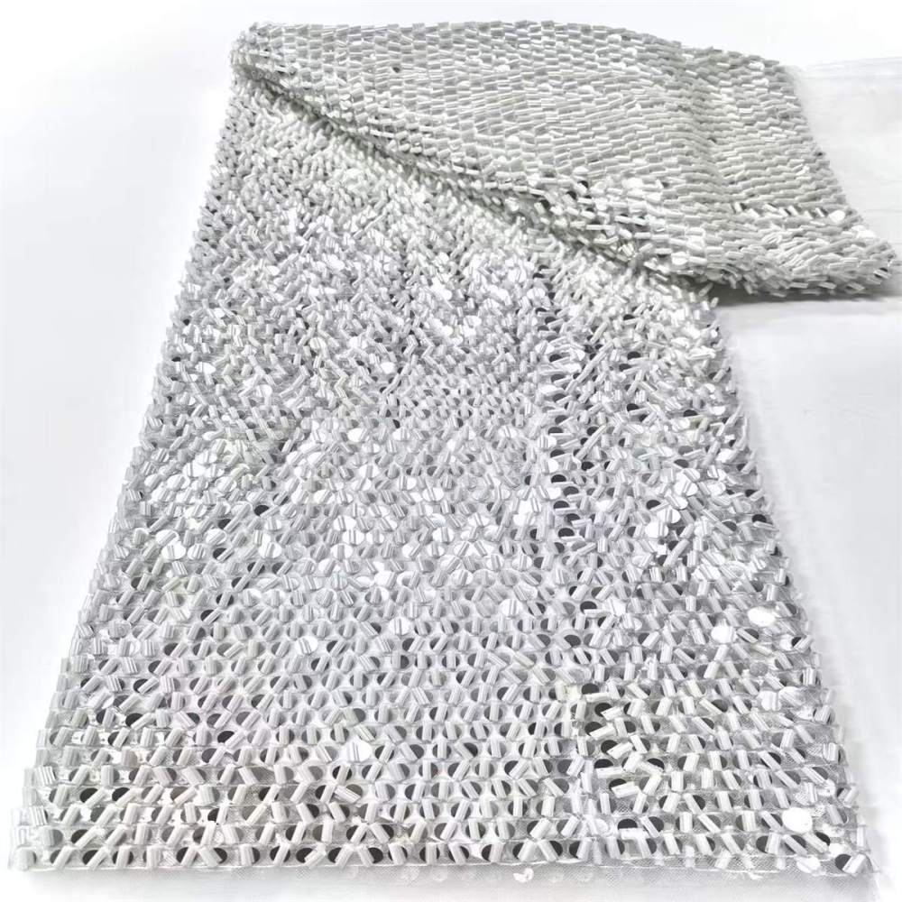 Sequin Tulle Lace Fabric | GTIN HN477