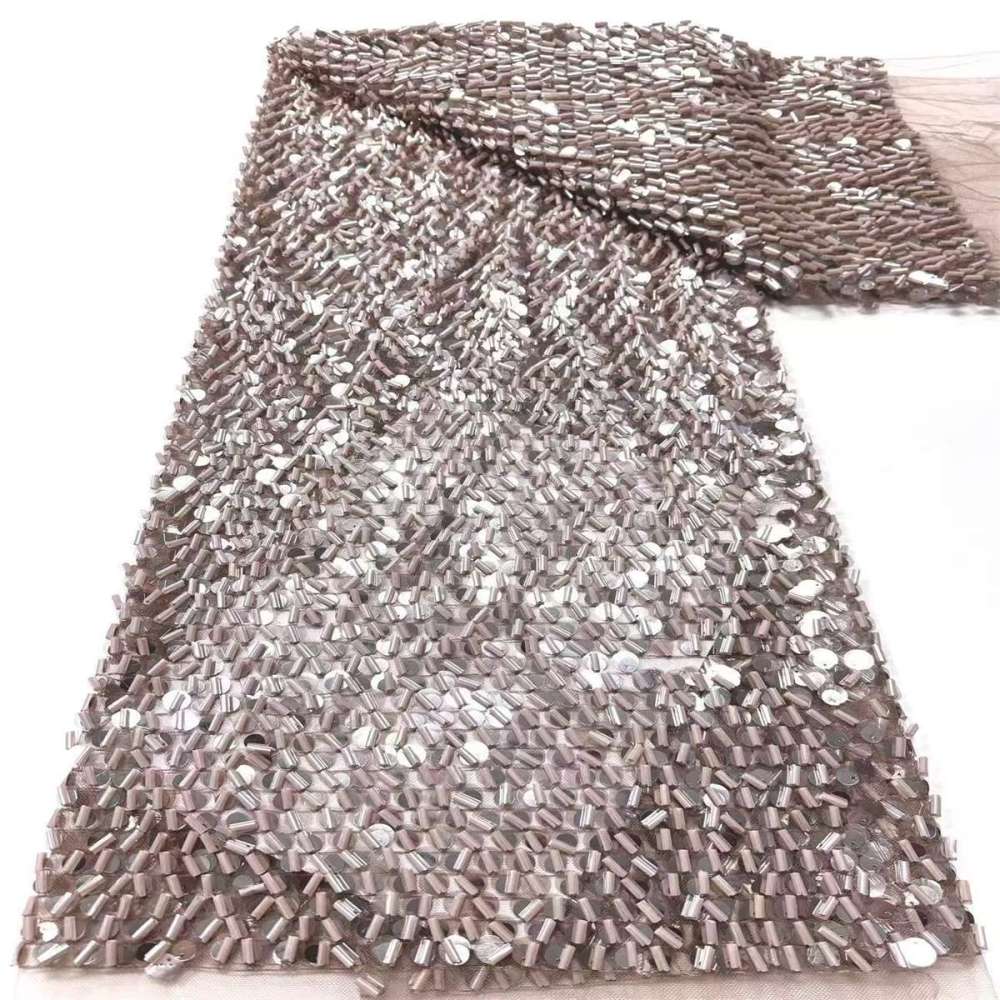 Sequin Tulle Lace Fabric | COD HN477
