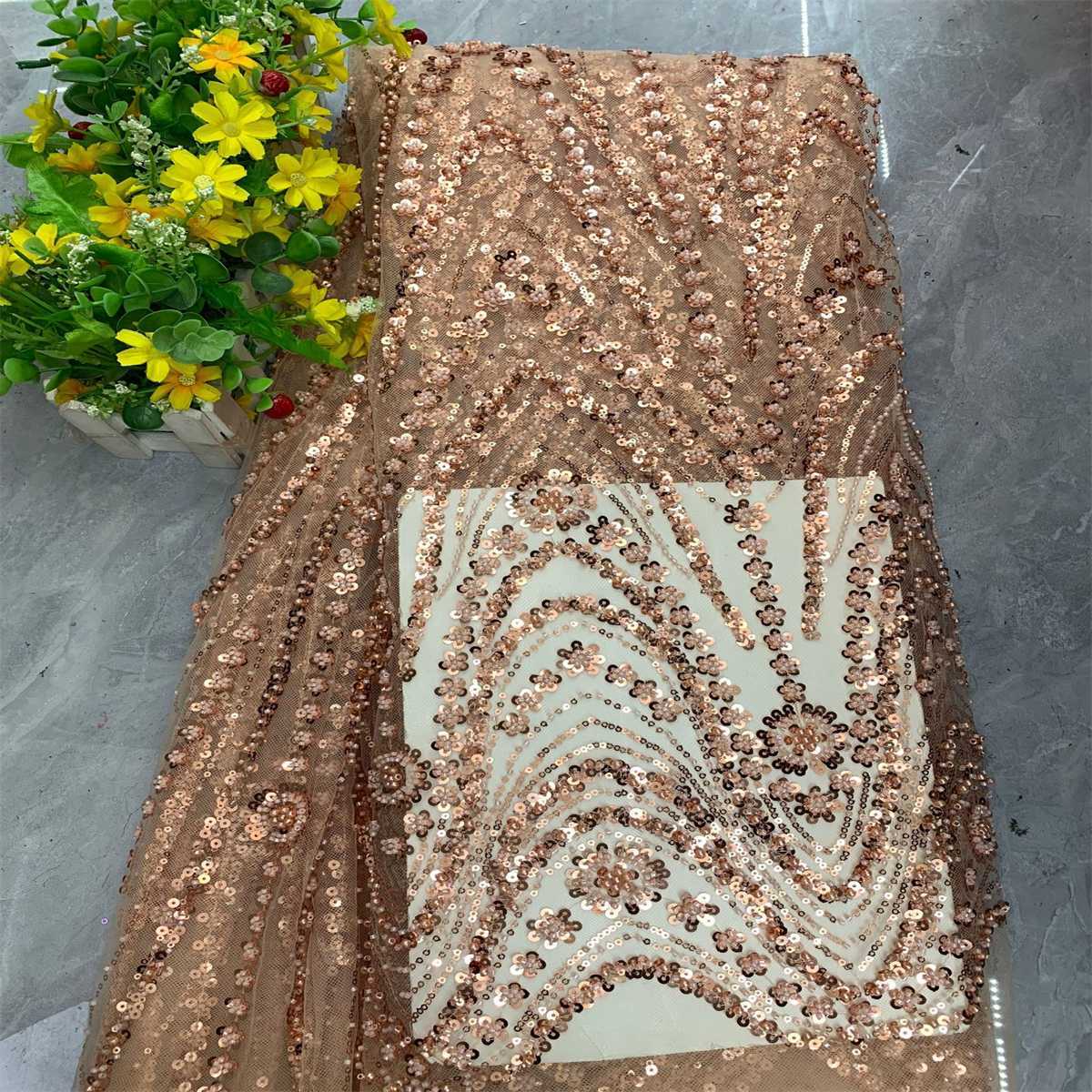 Beaded Tulle Fabric | COD ZT172