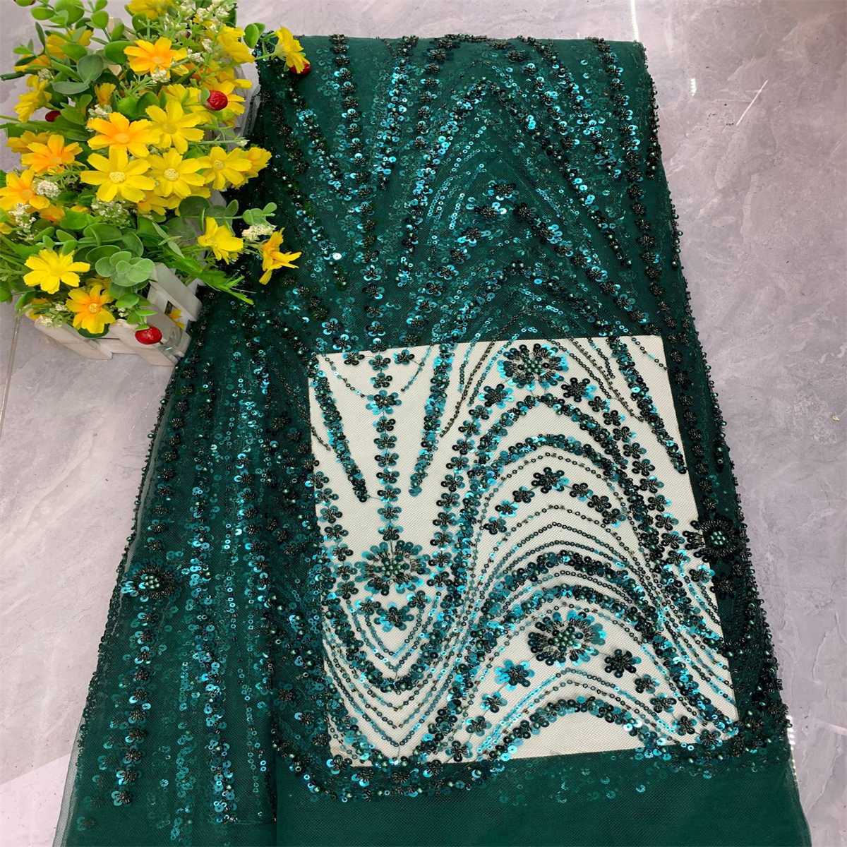 Beaded Tulle Fabric | COD ZT172