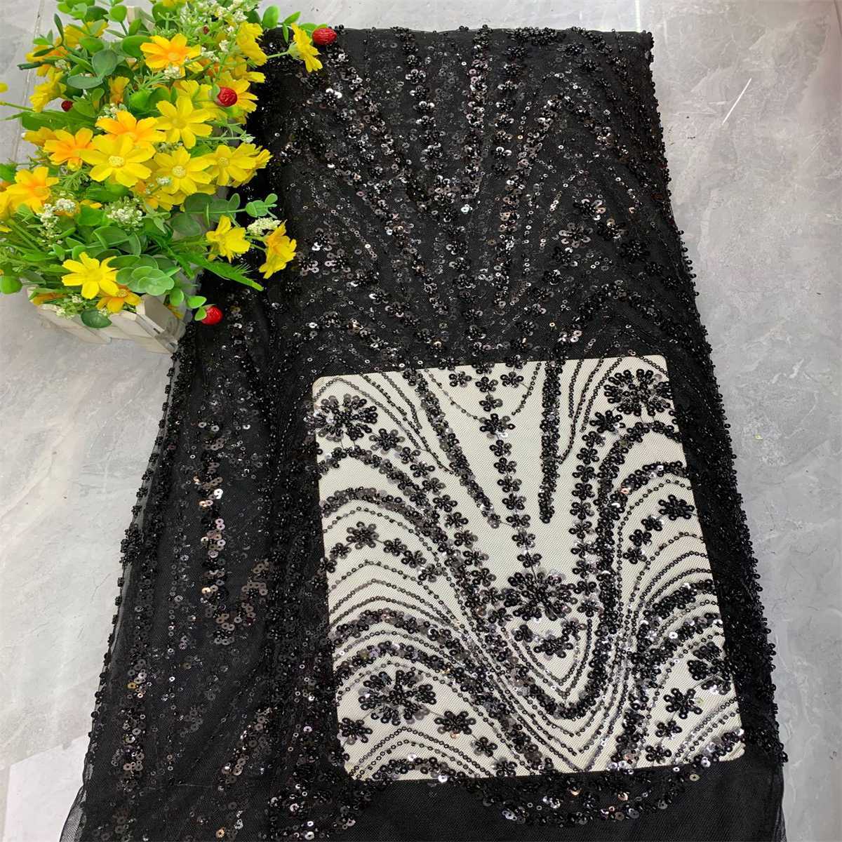 Beaded Tulle Fabric | COD ZT172