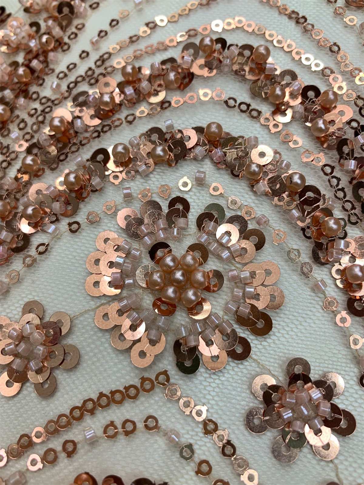 Beaded Tulle Fabric | COD ZT172