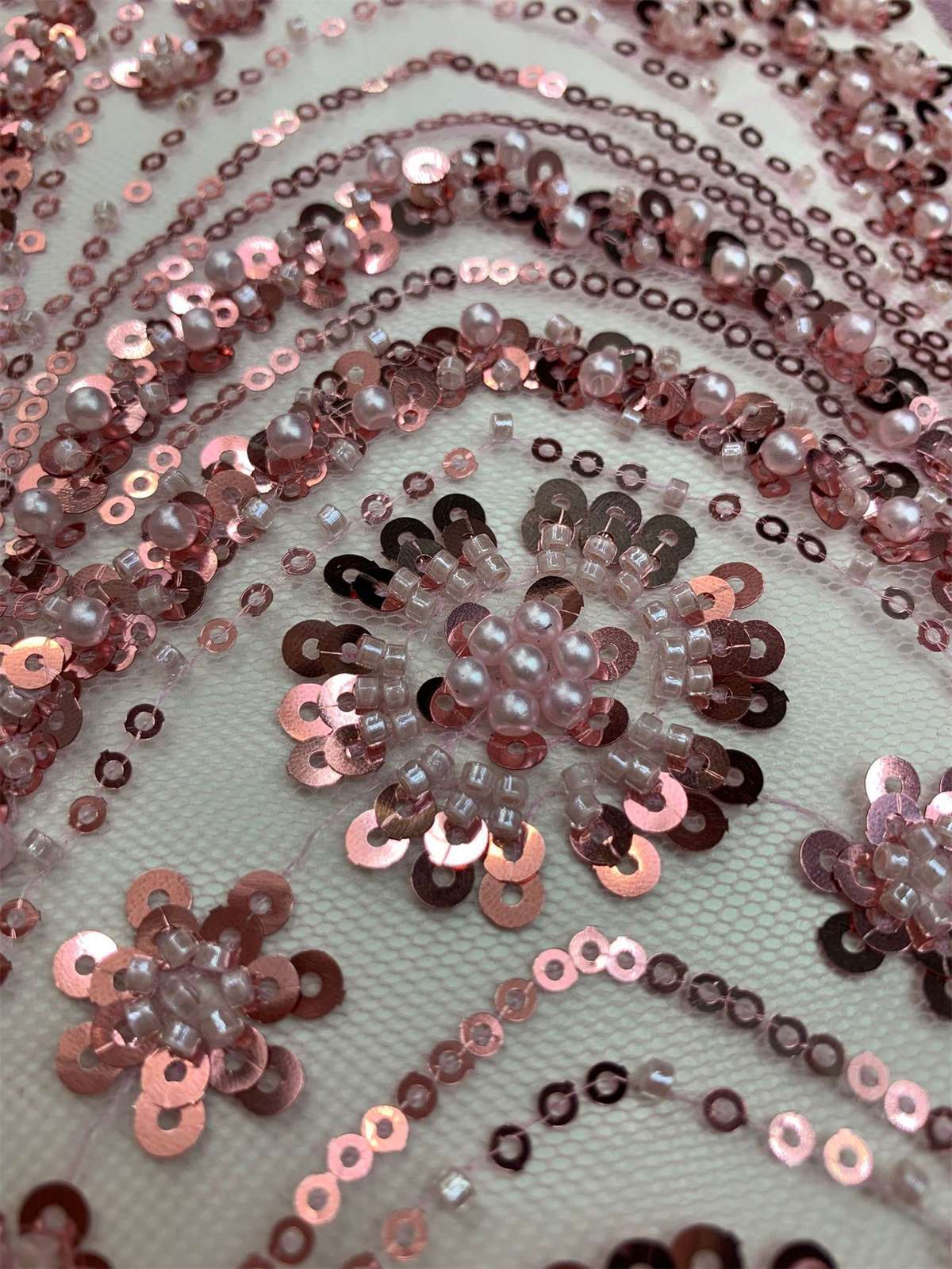 Beaded Tulle Fabric | COD ZT172