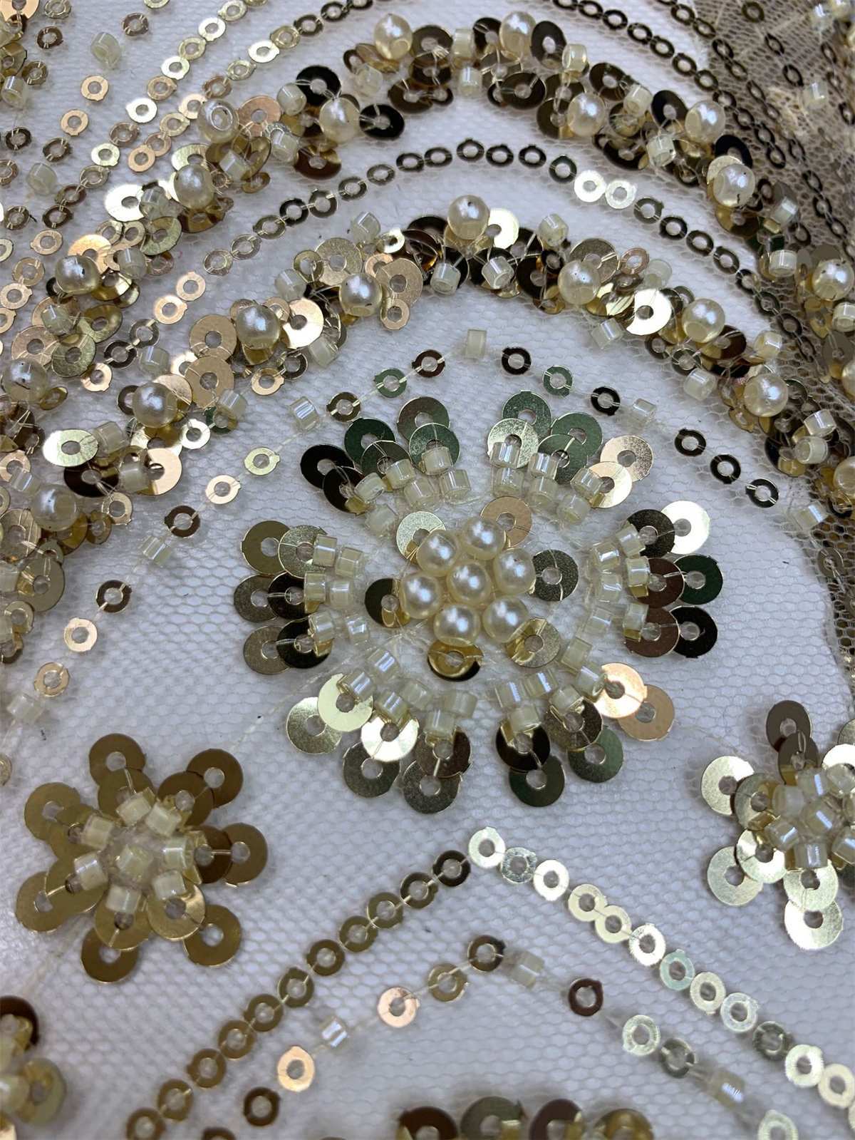 Beaded Tulle Fabric | COD ZT172