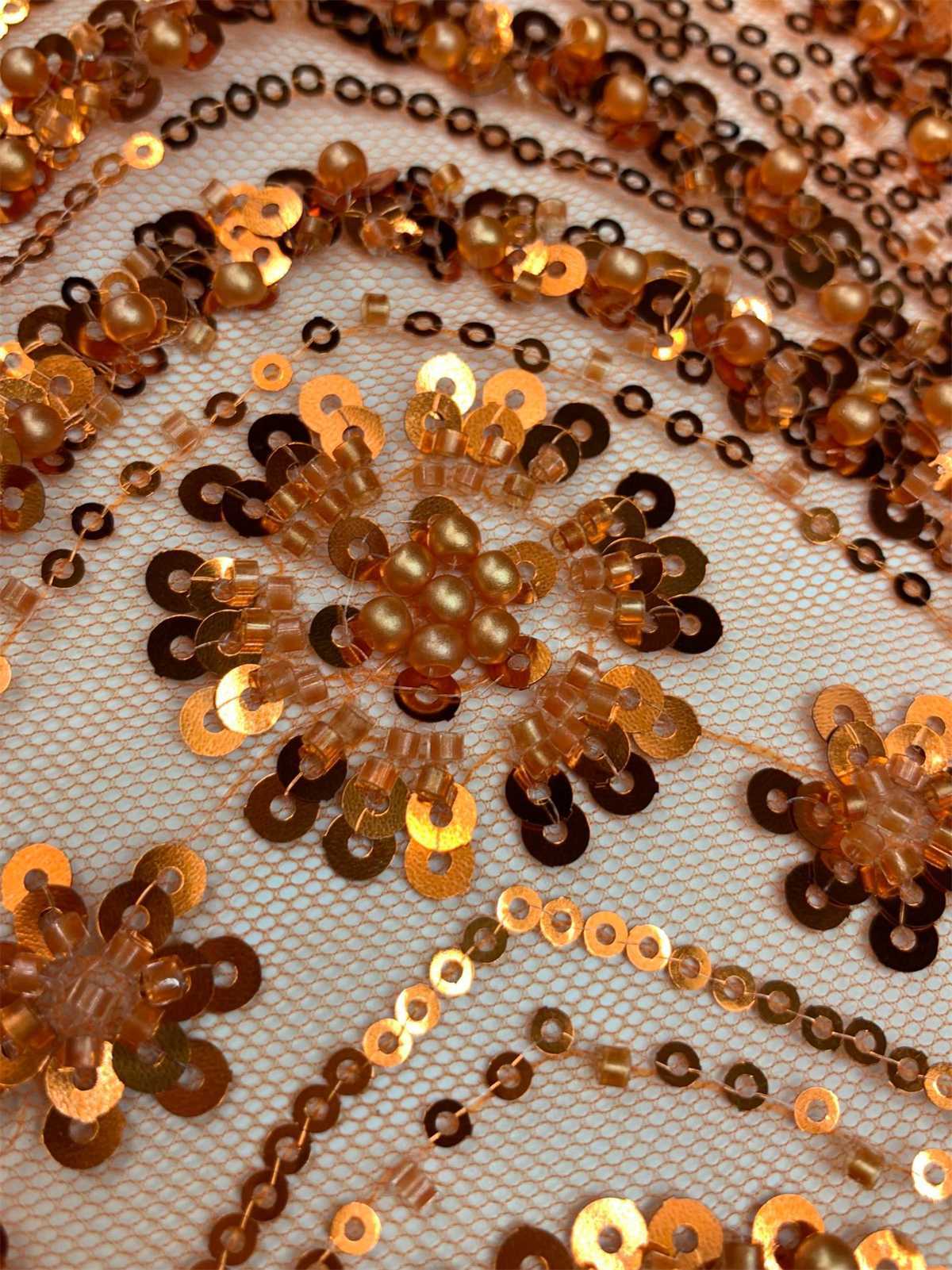 Beaded Tulle Fabric | COD ZT172