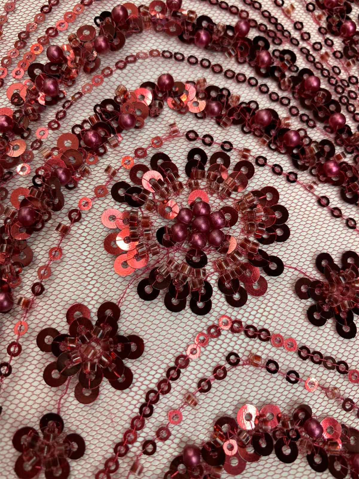 Beaded Tulle Fabric | COD ZT172