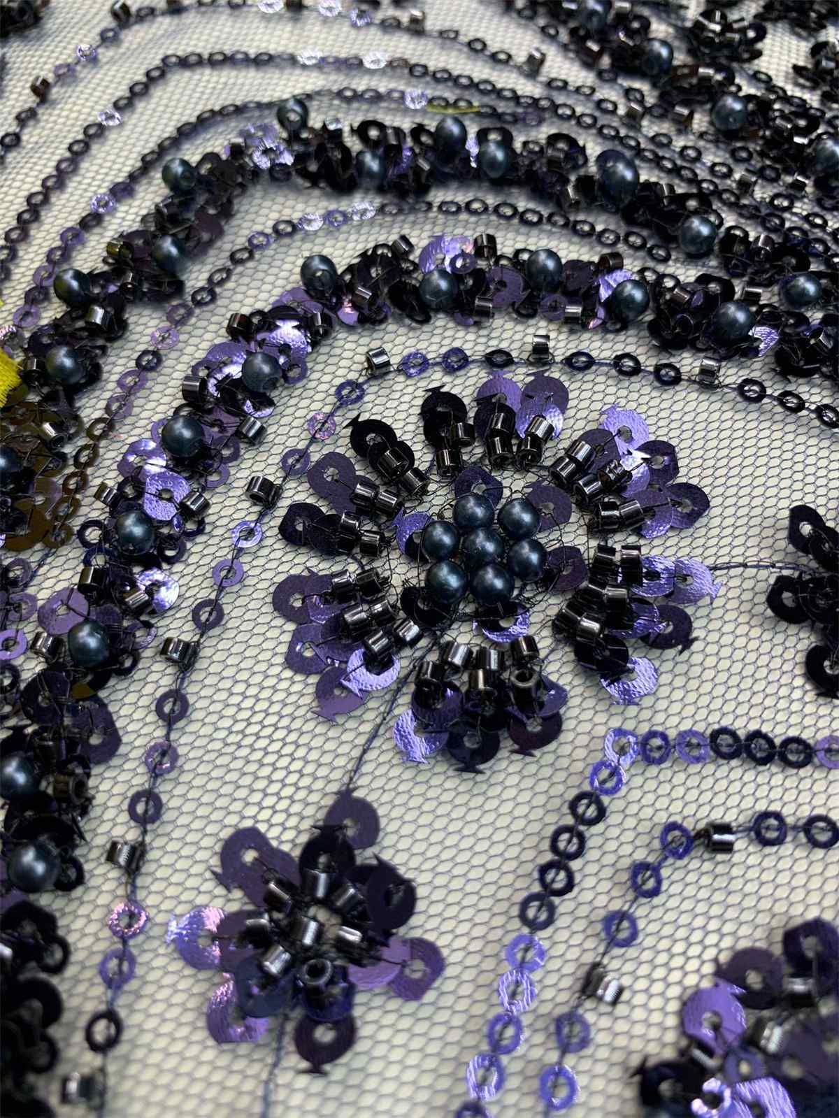 Beaded Tulle Fabric | COD ZT172