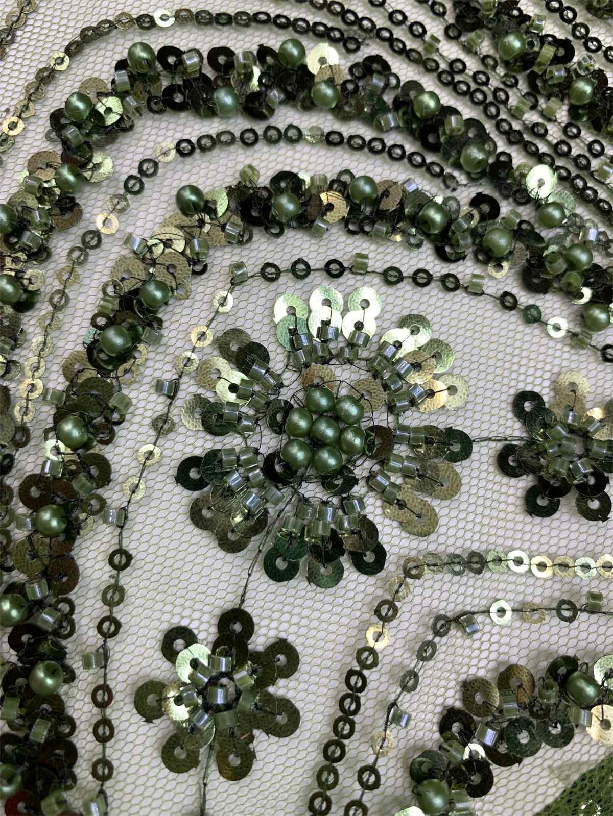 Beaded Tulle Fabric | COD ZT172