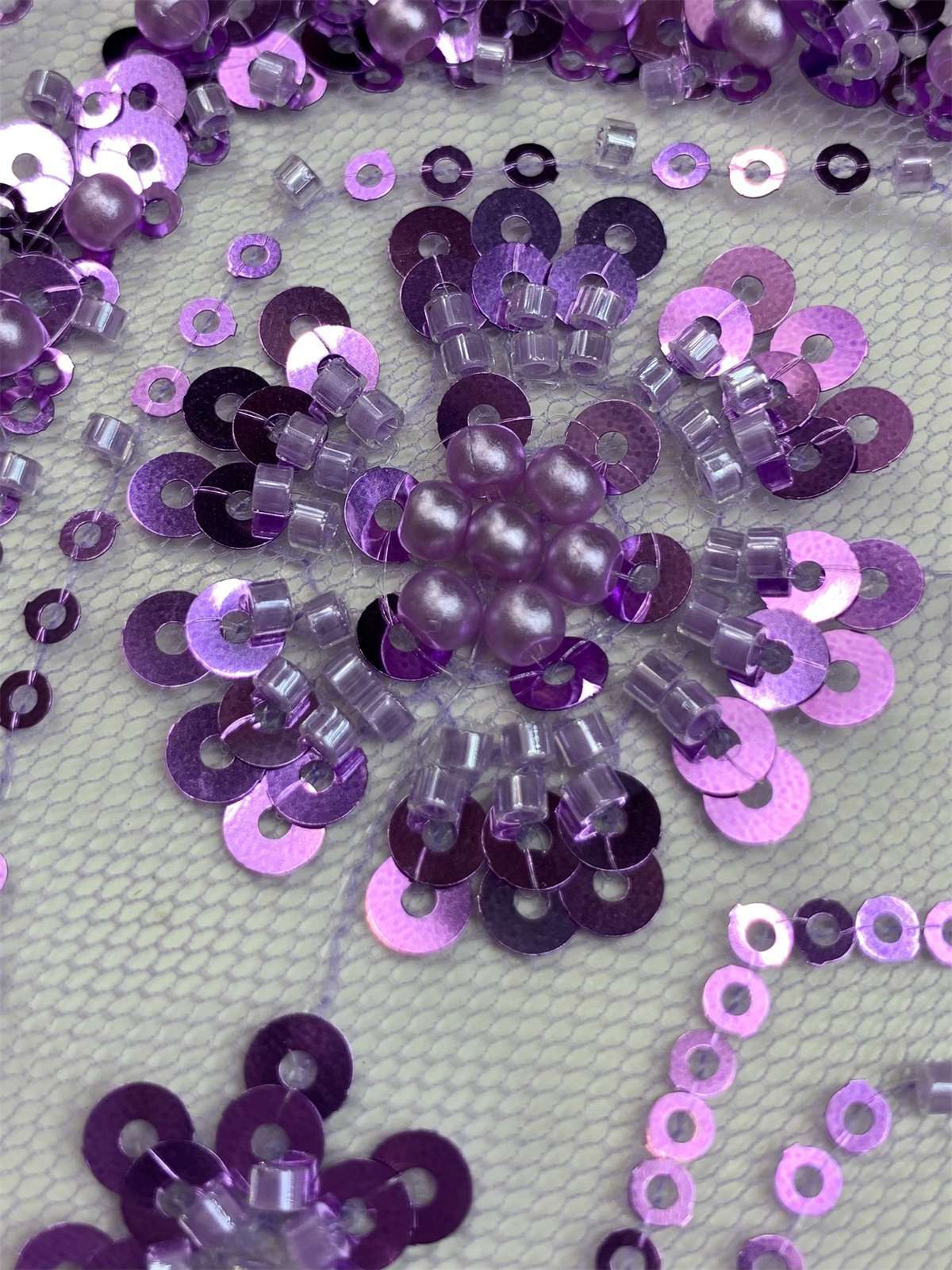 Beaded Tulle Fabric | COD ZT172