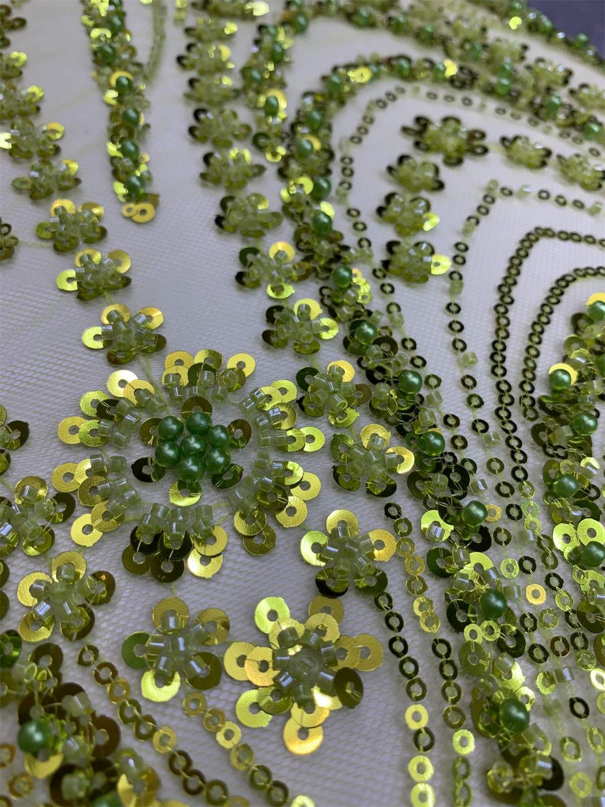 Beaded Tulle Fabric | COD ZT172