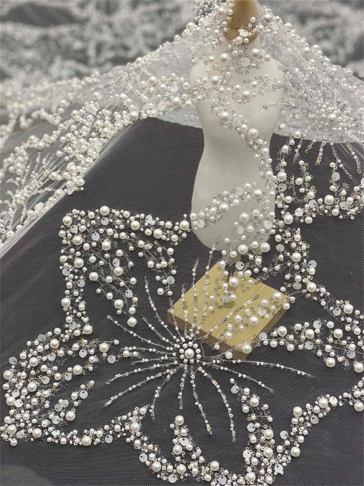 Beaded Tulle Fabric | COD ZT168