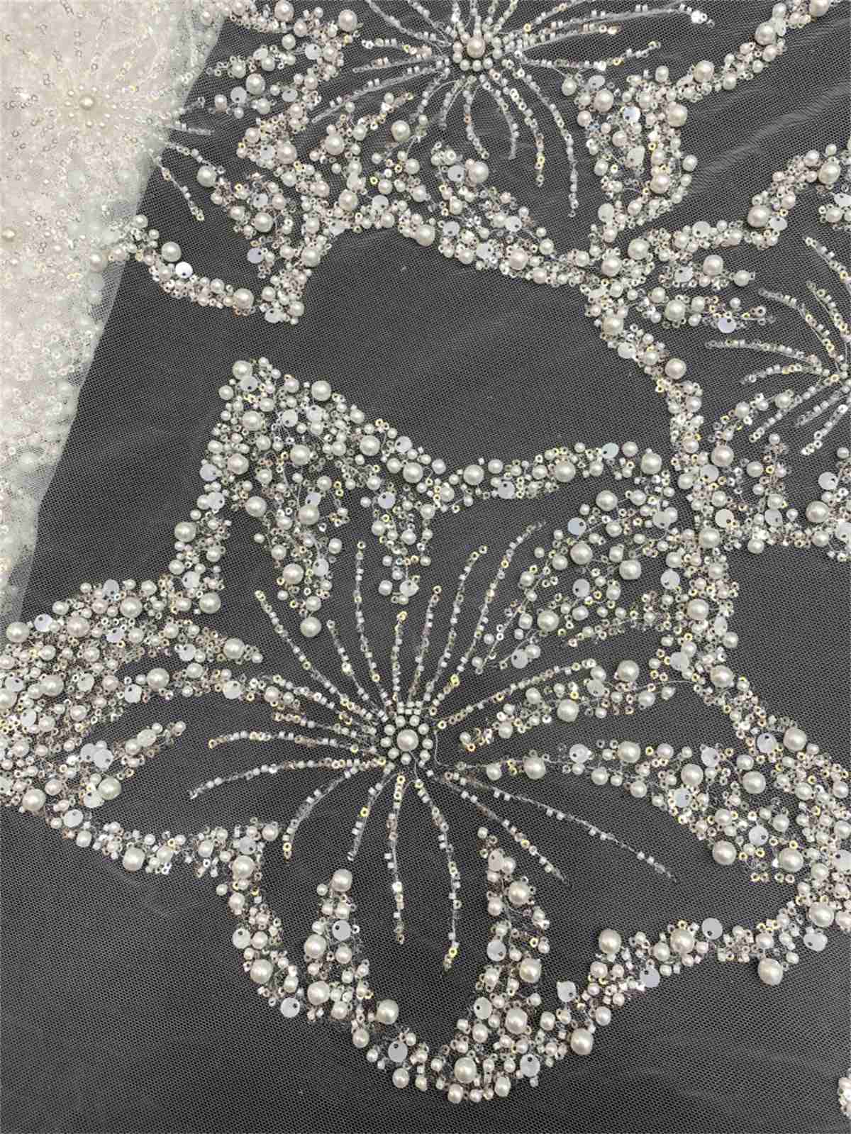 Beaded Tulle Fabric | COD ZT168