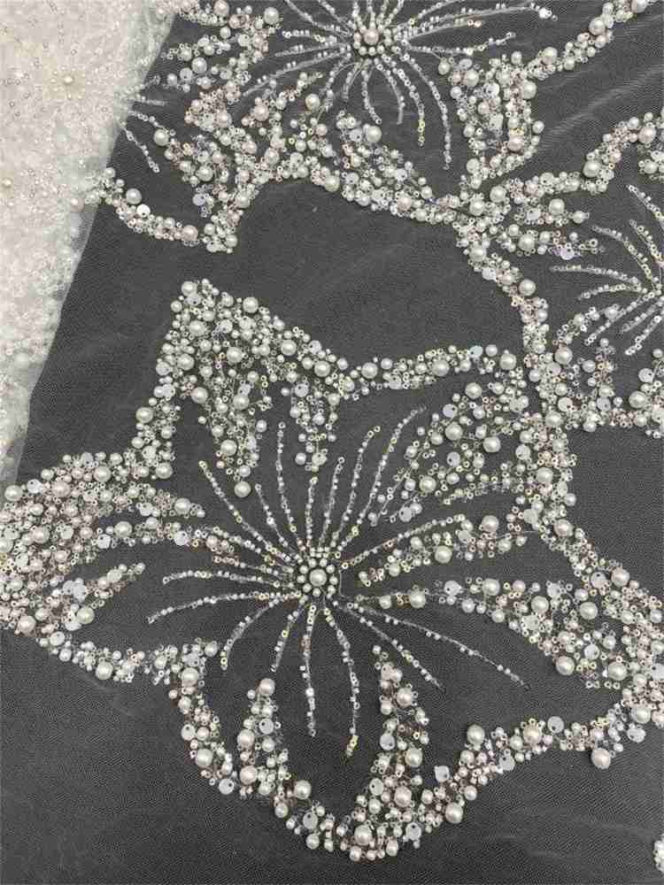 Beaded Tulle Fabric | COD ZT168