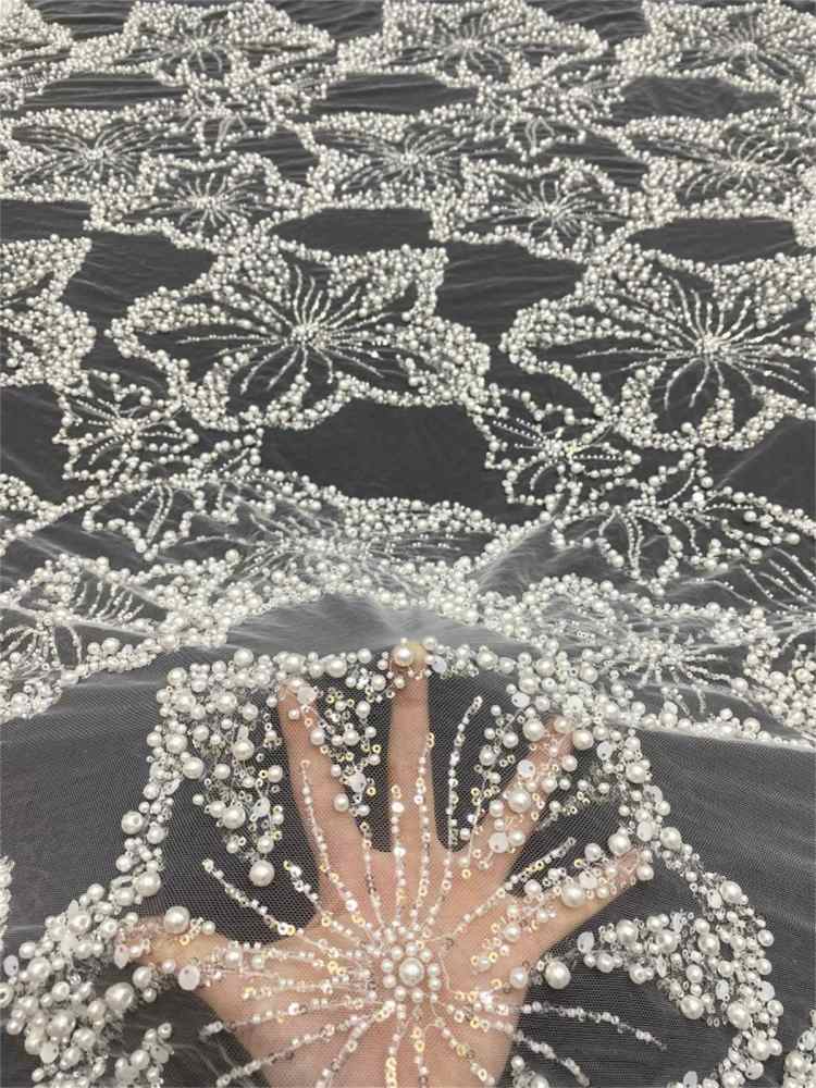Beaded Tulle Fabric | COD ZT168