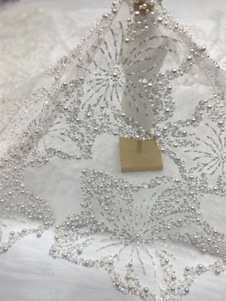 Beaded Tulle Fabric | COD ZT168
