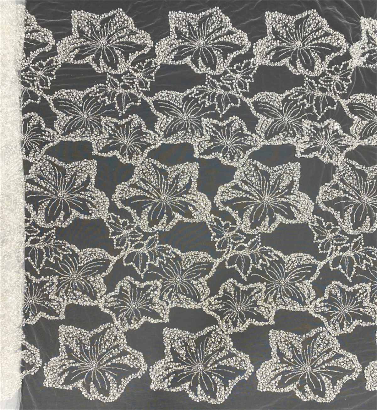 Beaded Tulle Fabric | COD ZT168