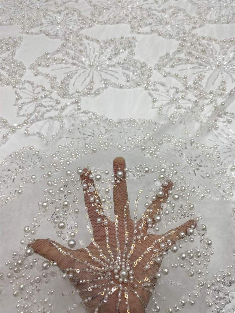 Beaded Tulle Fabric | COD ZT168