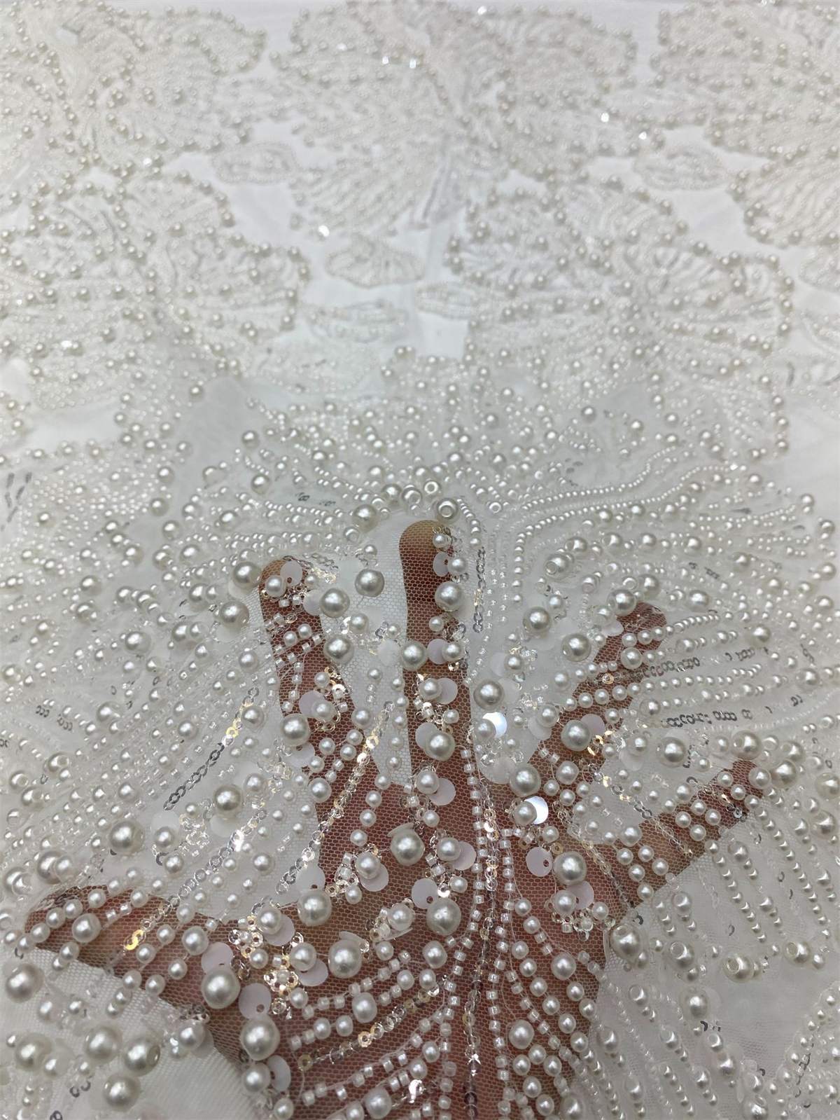 Beaded Tulle Fabric | COD ZT169