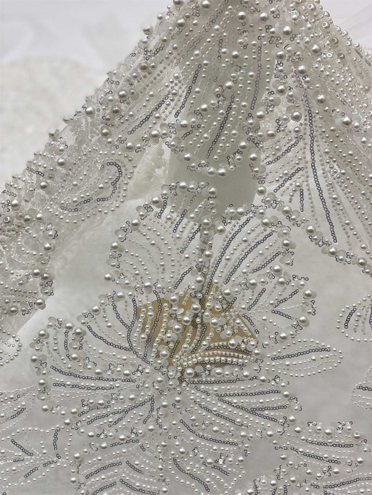 Beaded Tulle Fabric | COD ZT169