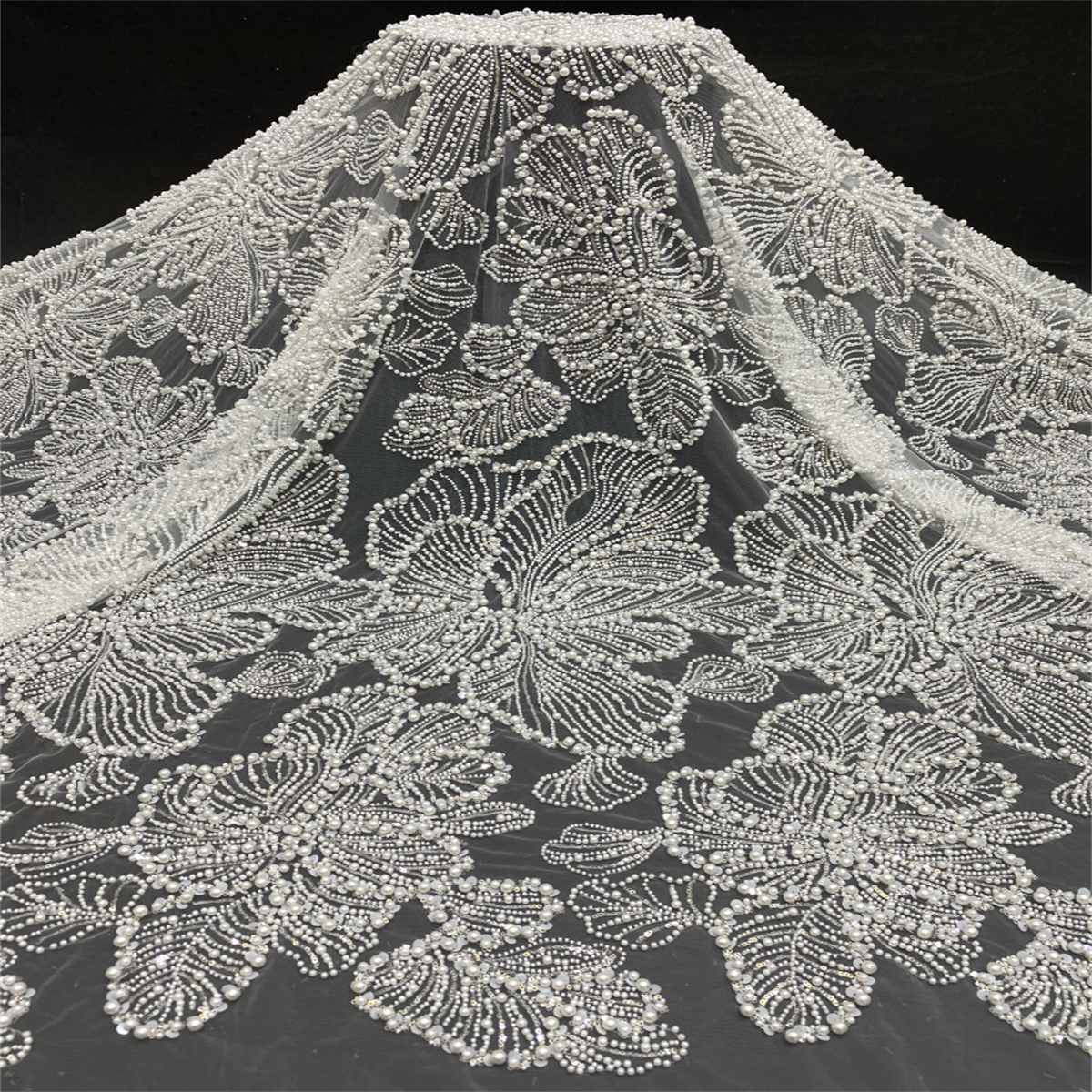Beaded Tulle Fabric | COD ZT169