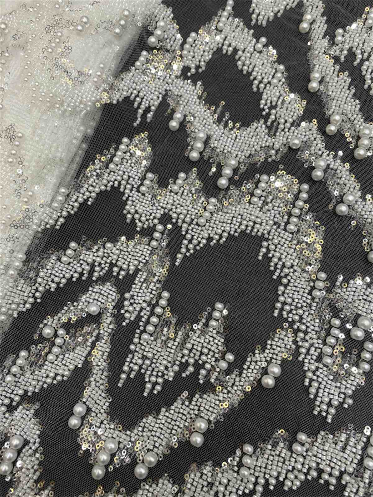 Beaded Tulle Fabric | COD