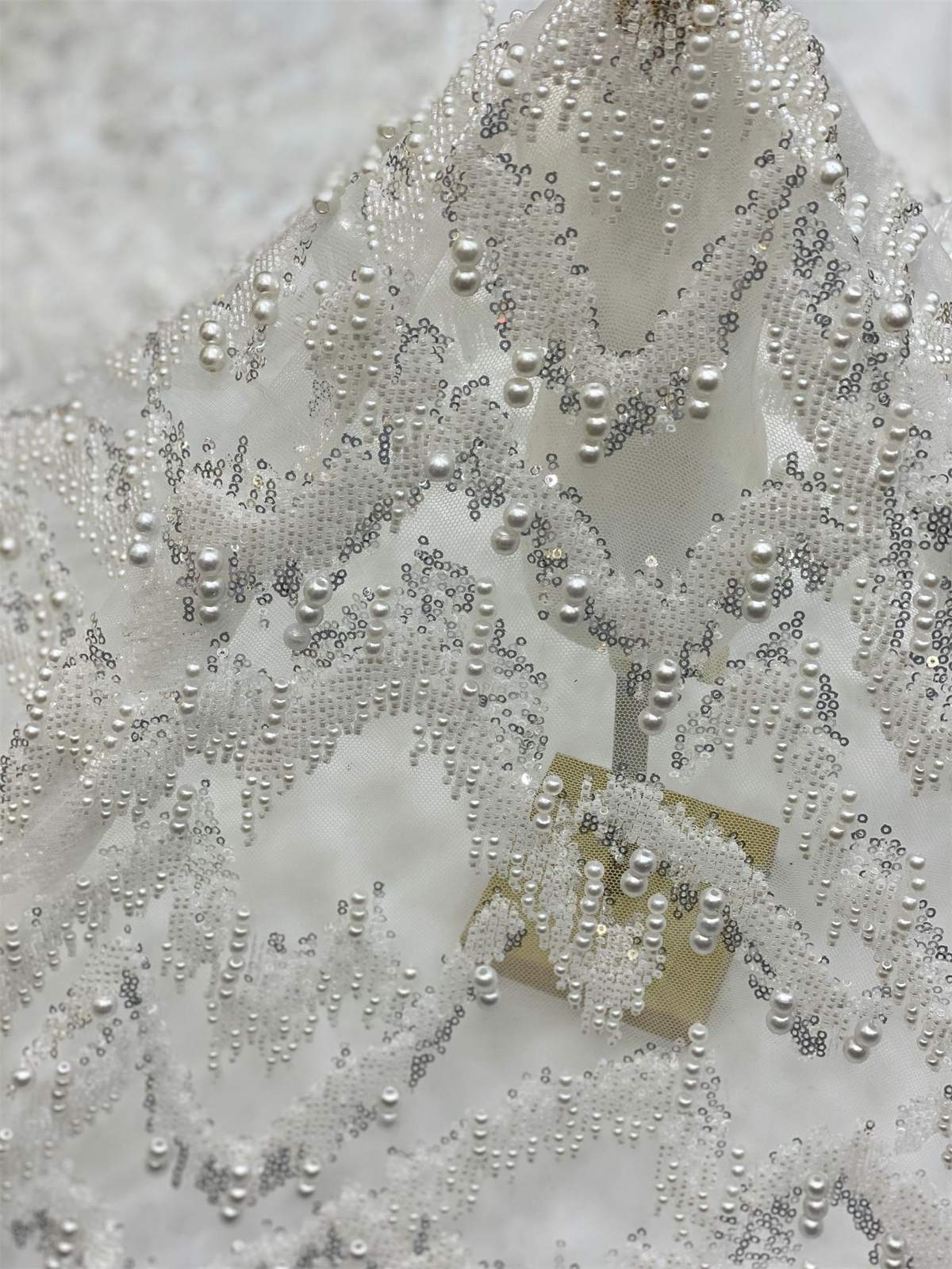 Beaded Tulle Fabric | COD