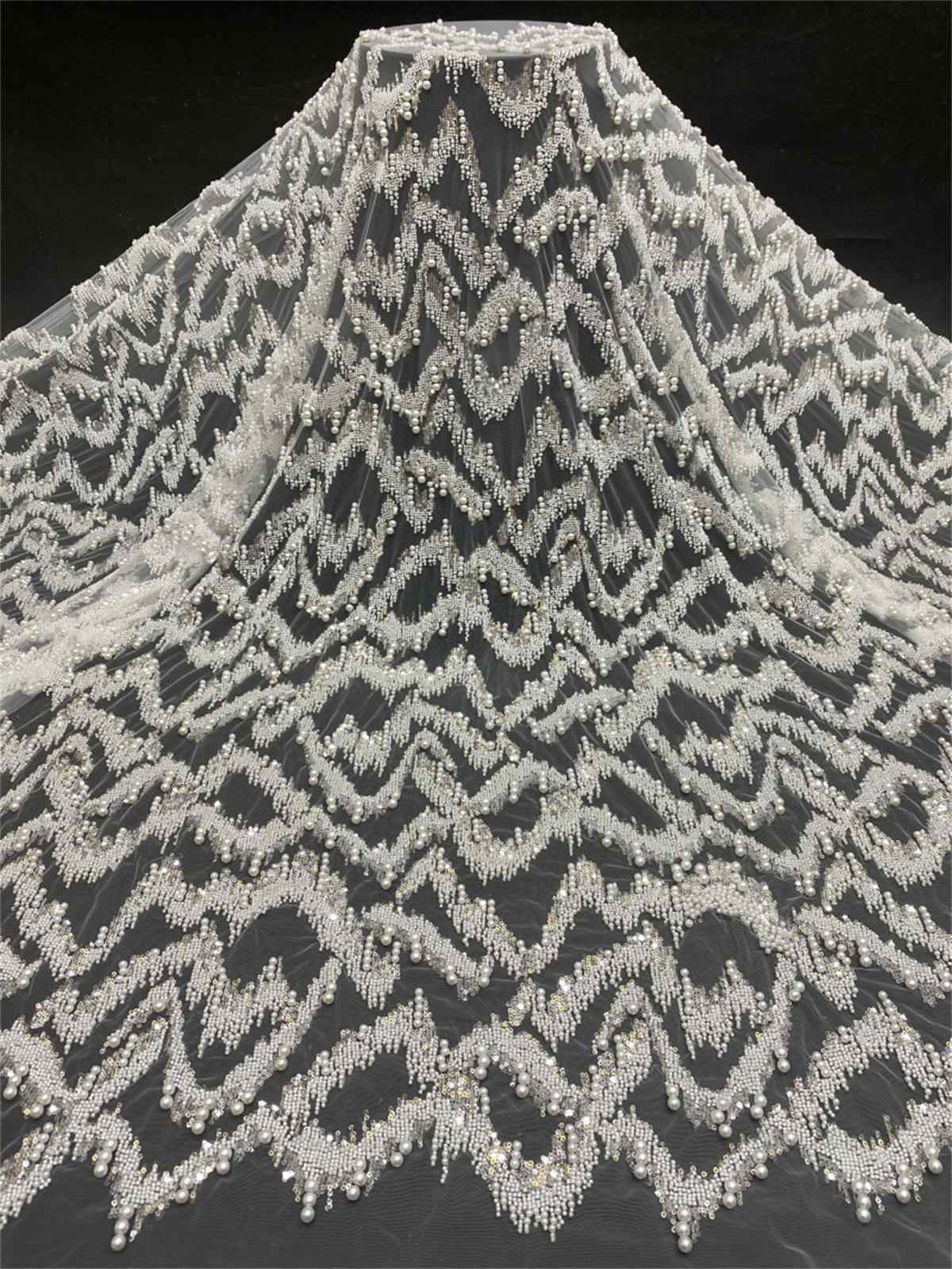 Beaded Tulle Fabric | COD