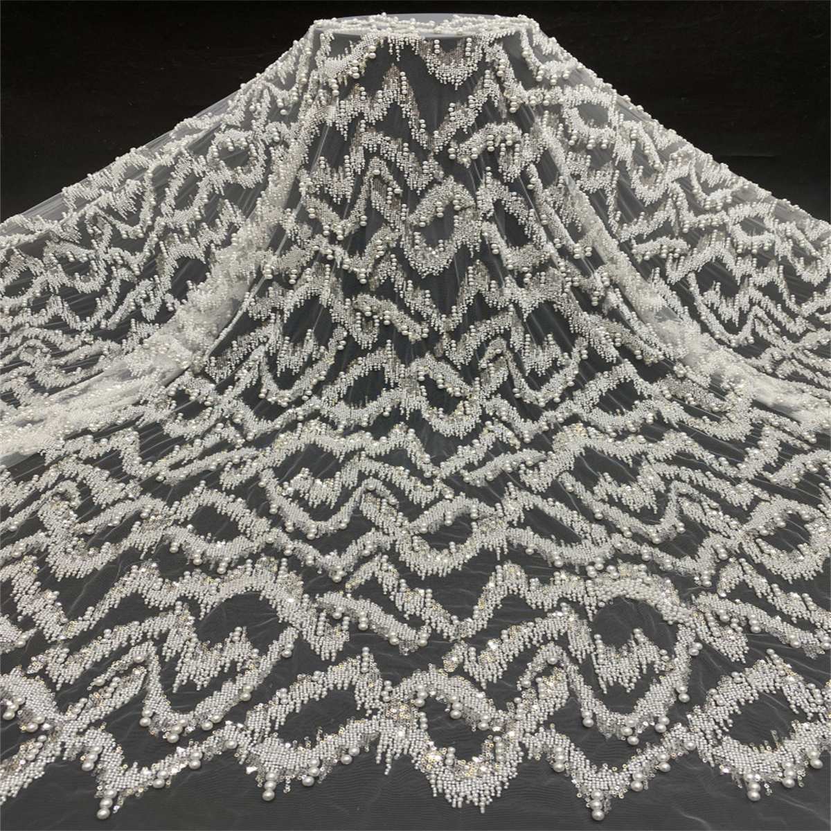 Beaded Tulle Fabric | COD