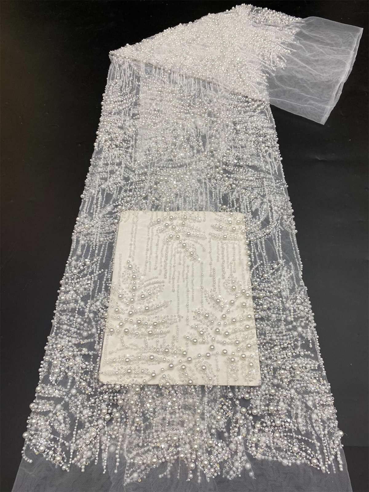 Beaded Tulle Fabric | COD ZT171
