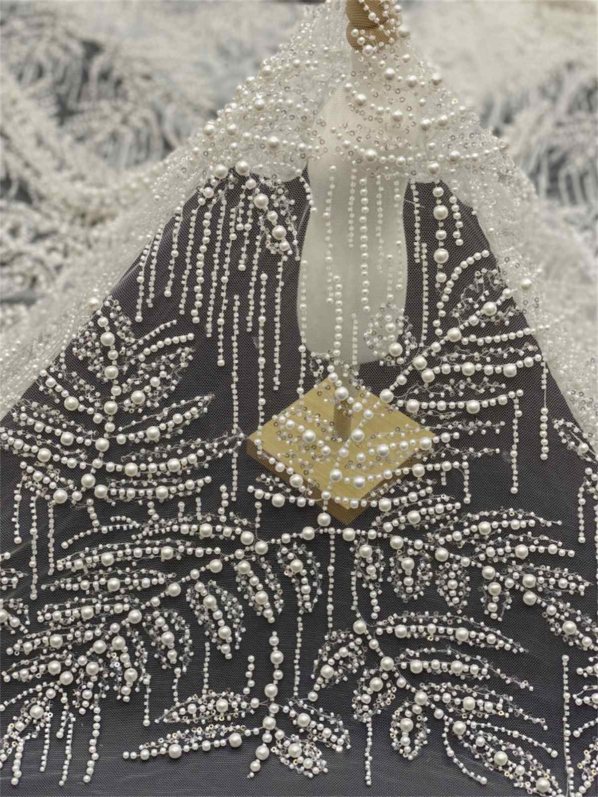 Beaded Tulle Fabric | COD ZT171
