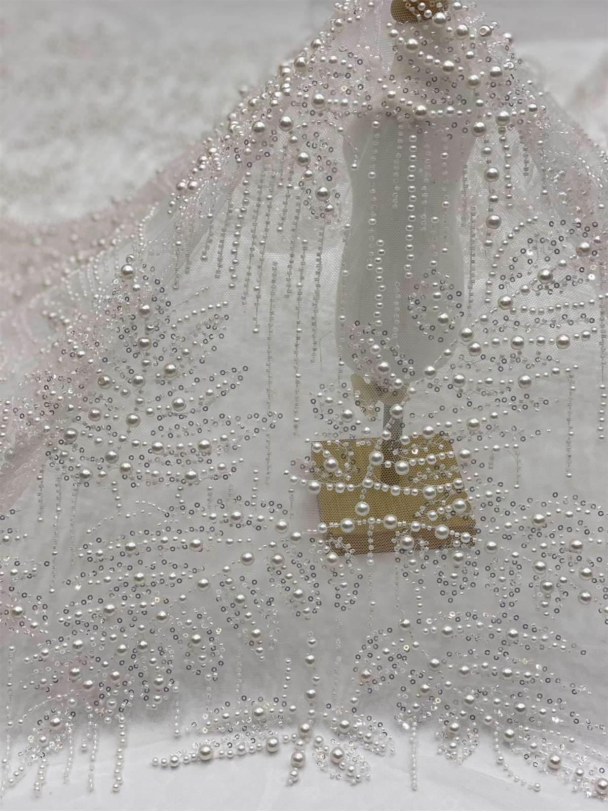 Beaded Tulle Fabric | COD ZT171