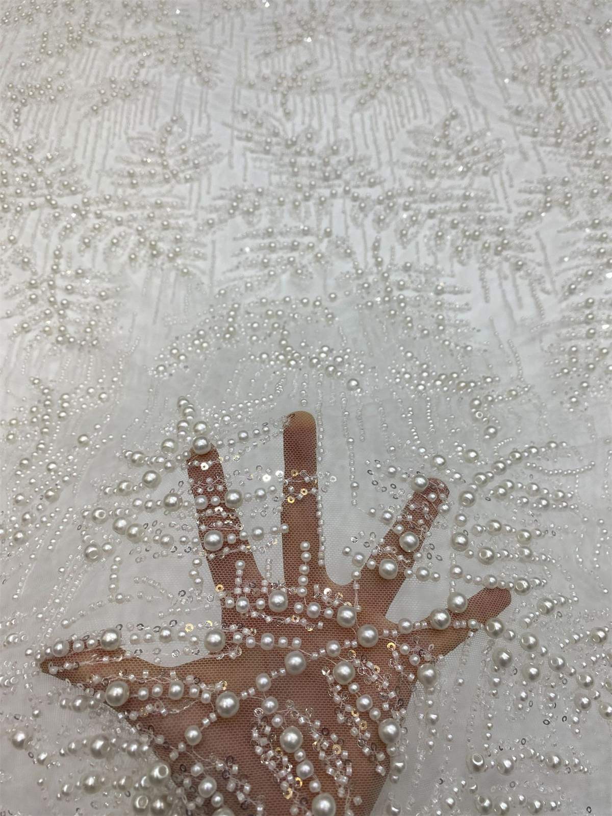 Beaded Tulle Fabric | COD ZT171