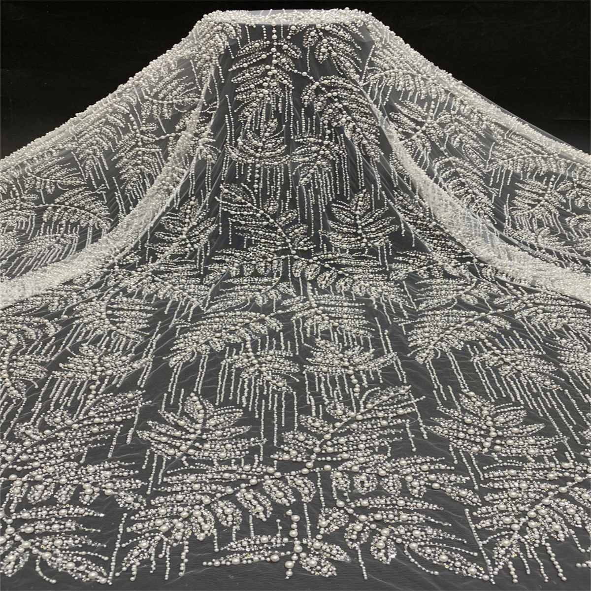 Beaded Tulle Fabric | COD ZT171