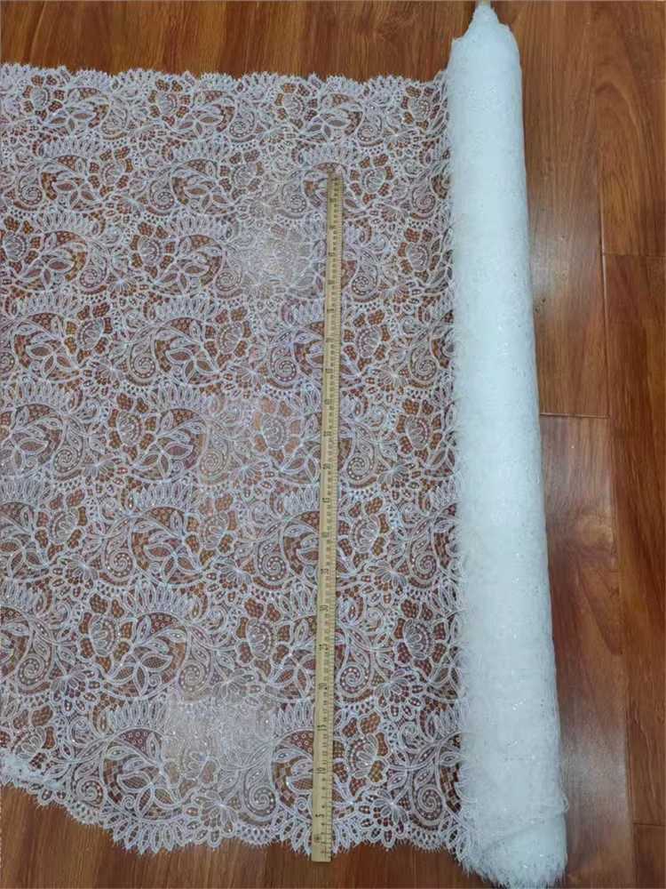 1 Yard Bridal Lace Fabric, Guipure Lace Fabric, ITM RX075
