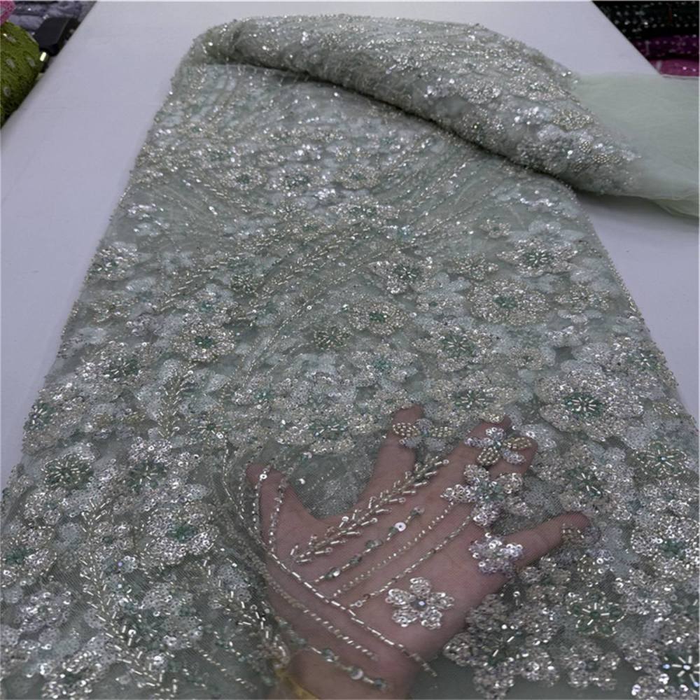 Beaded Tulle Fabric - 5 Yards | COD JLT078