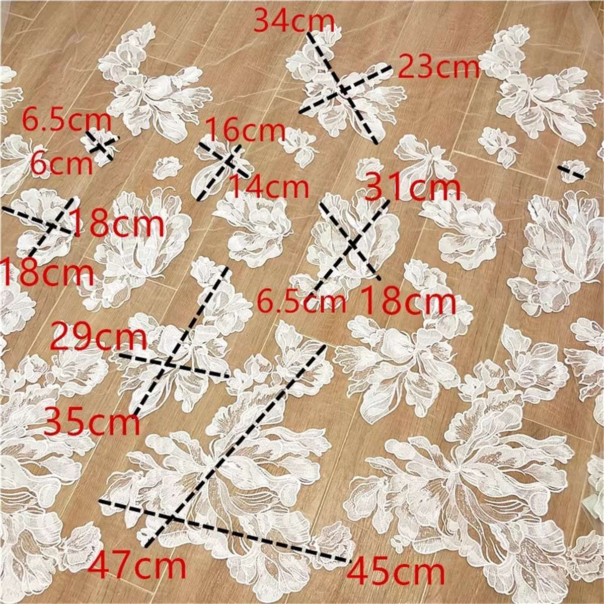 Bridal Lace Fabric - 5 Yards - Embroidered Beaded Wedding Lace Fabric