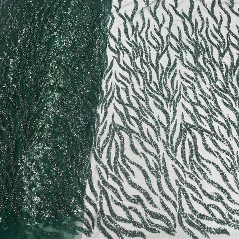 Beaded Tulle Fabric - 5 Yards | STN NA016