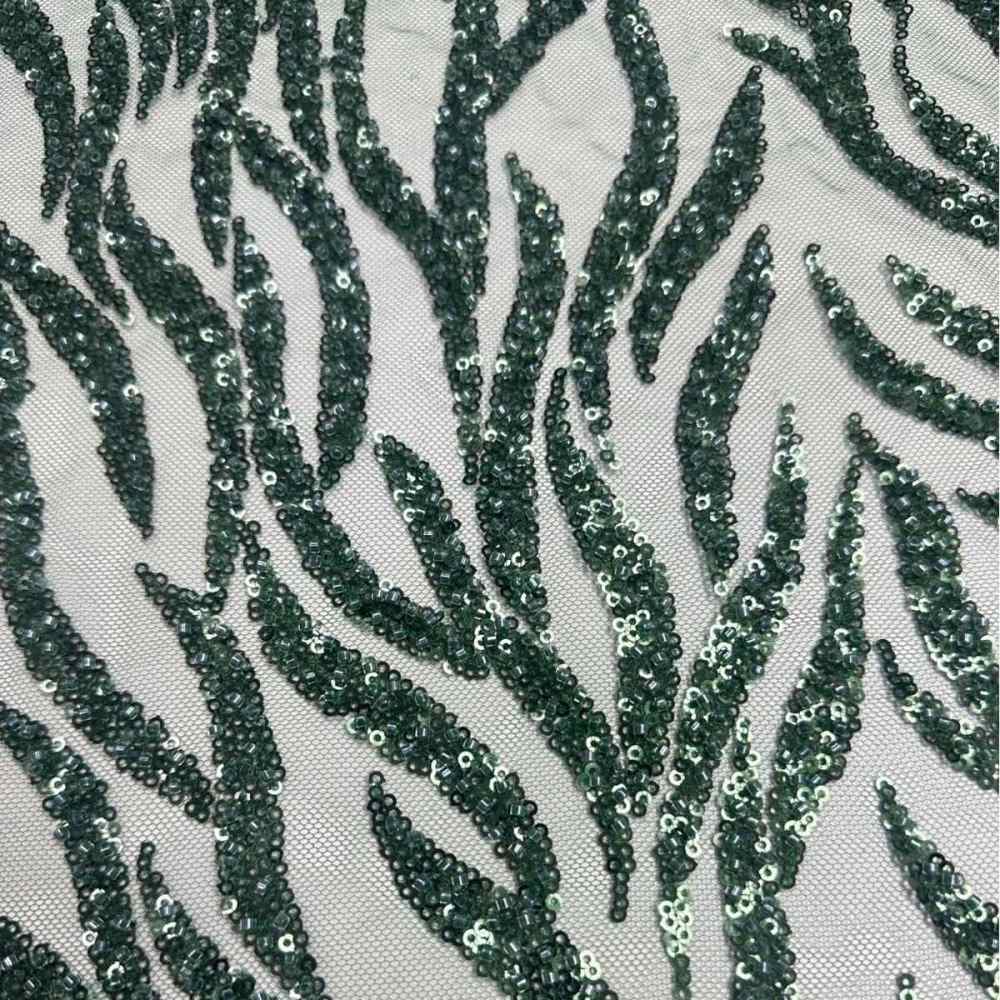 Beaded Tulle Fabric - 5 Yards | STN NA016